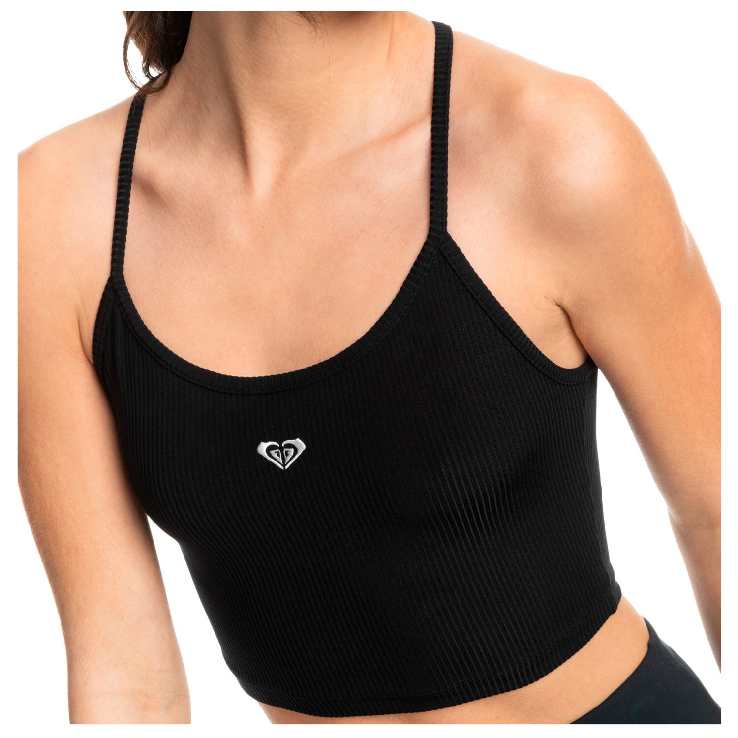 

Топ Roxy Women's Rise & Vibe Rib Tank, цвет Anthracite