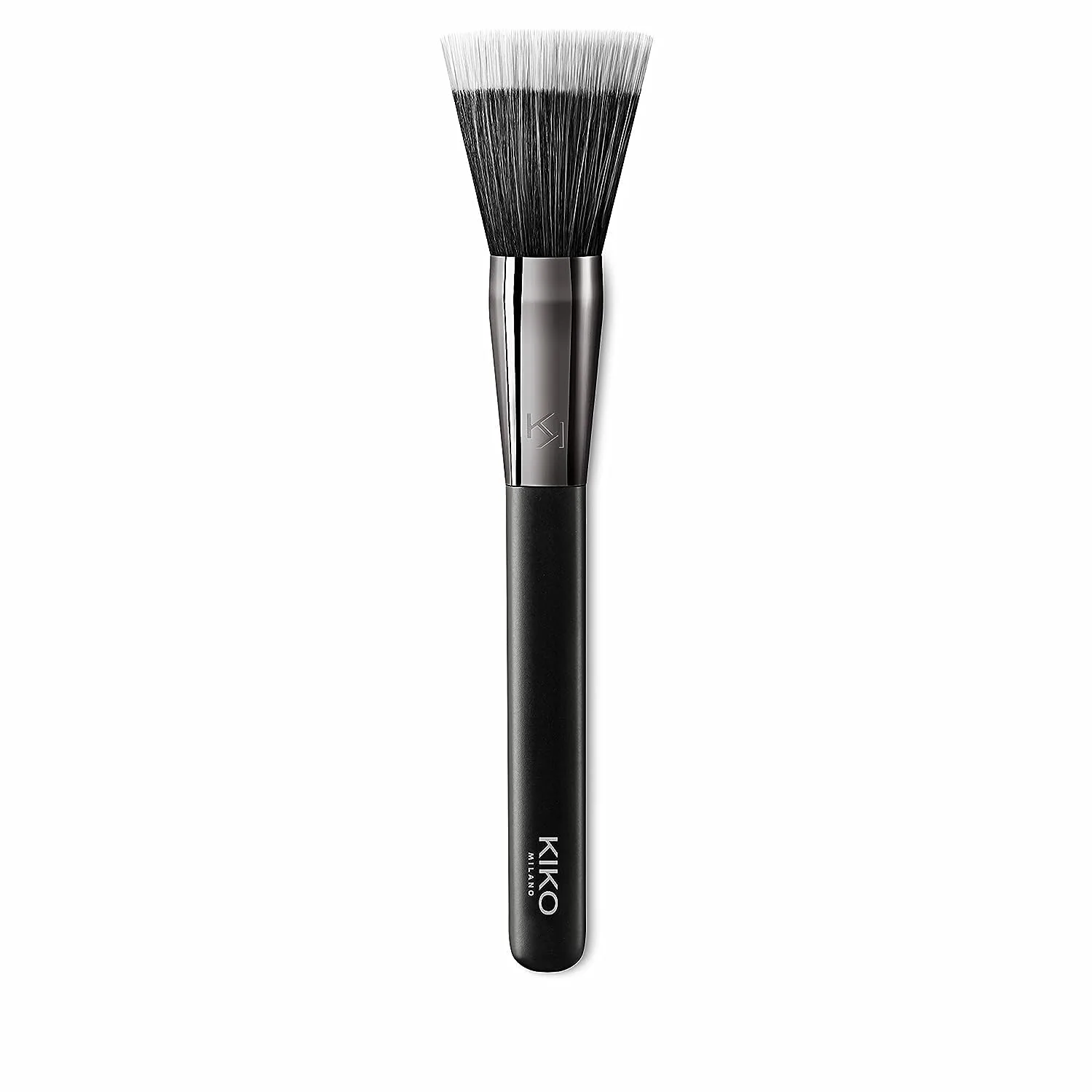 Кисть для нанесения тональной основы KIKO Milano Face 04 | Конусообразная кисть с синтетическими щетинками, Black