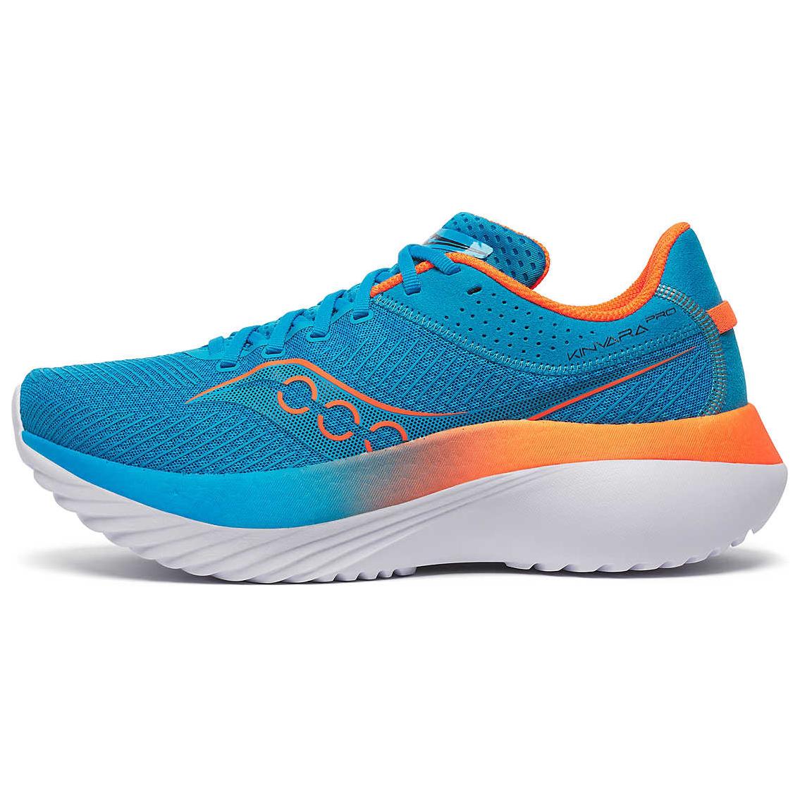 

Saucony Кроссовки для бега Kinvara Pro Essence Anti Slip, износостойкие, низкие, мужские, сине-оранжевые