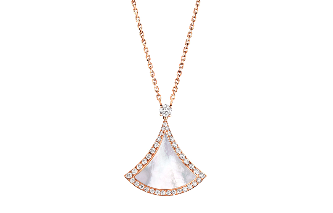 BVLGARI Ожерелье Divas' Dream из розового золота 585 пробы унисекс — фото 3