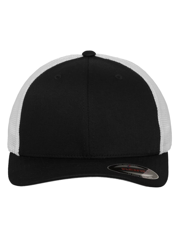

Бейсболка Flexfit Trucker, цвет blk/wht