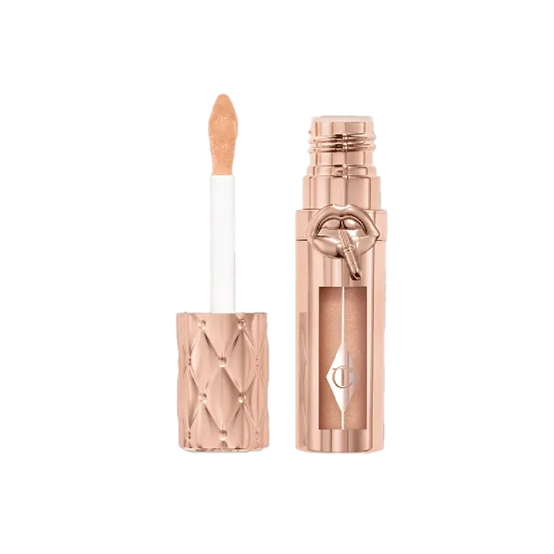 Charlotte Tilbury CT Plumping And Moisturizing By The Bedside Бальзам для губ питательный, легко наносится, 5.5 мл, подарок на день рождения, #Nudegasm Diamonds