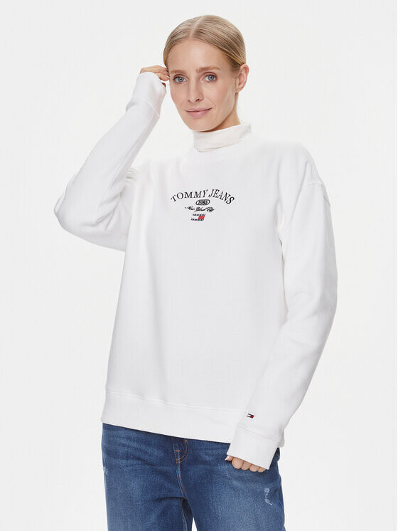

Толстовка свободного кроя Tommy Jeans, белый