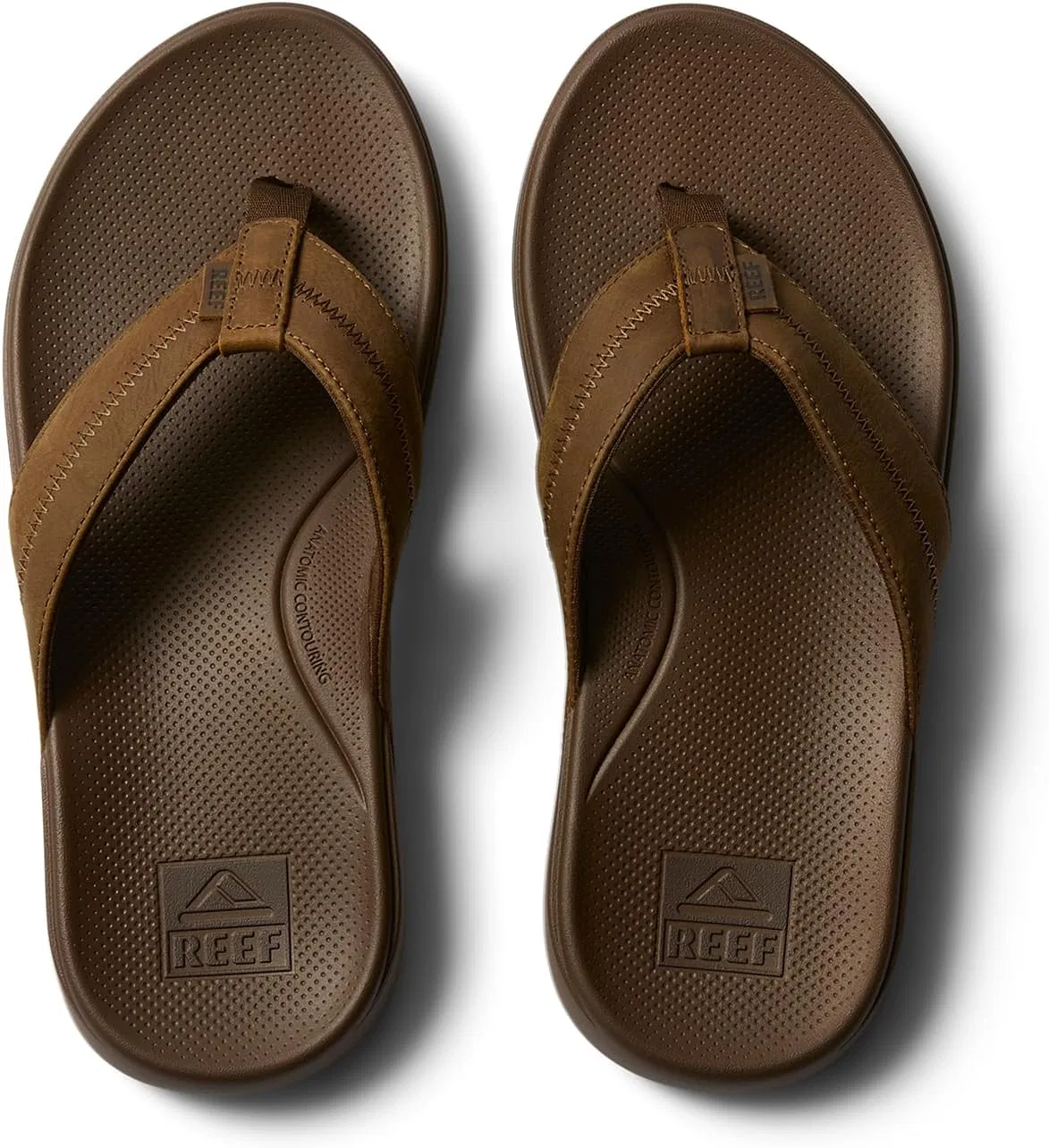 Мужские сандалии Reef Cushion Phantom 2.0 LeSandal, Toffee — фото 2