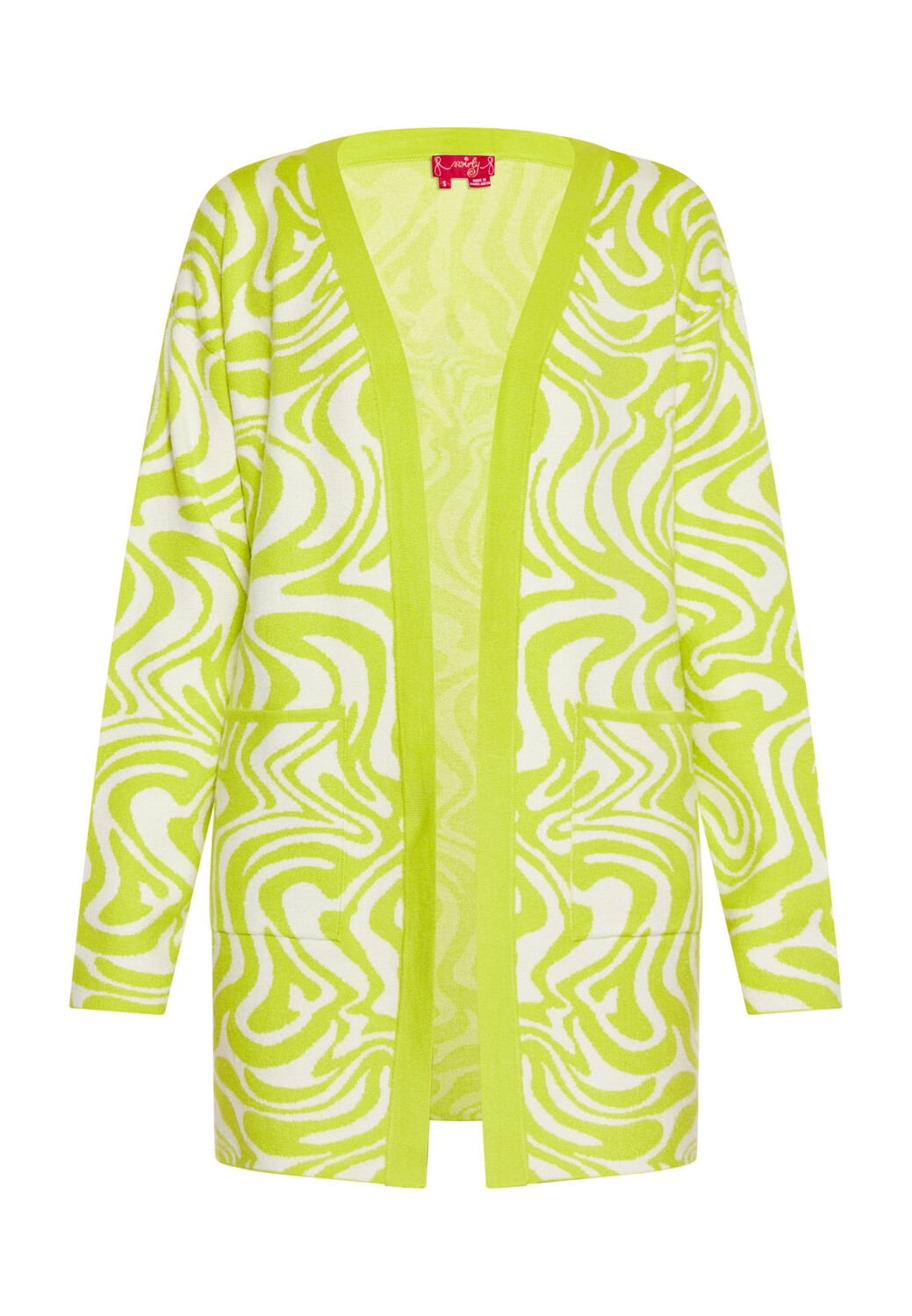 

Толстовка Swirly Cardigan, цвет WOLLWEISS LIMETTE