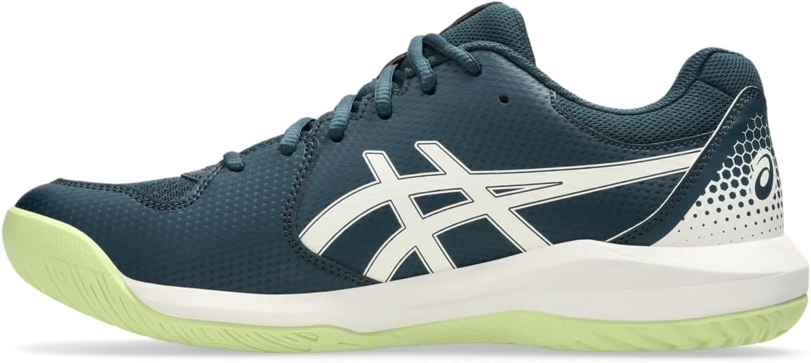 Мужские кроссовки ASICS Gel-Dedicate 8 для пинг-понга, бирюзовый/кремовый — фото 4