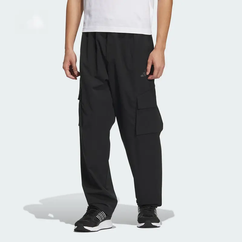 Футболка FW24 M TRAN PANT1 Повседневные брюки мужские черные Adidas — фото 3