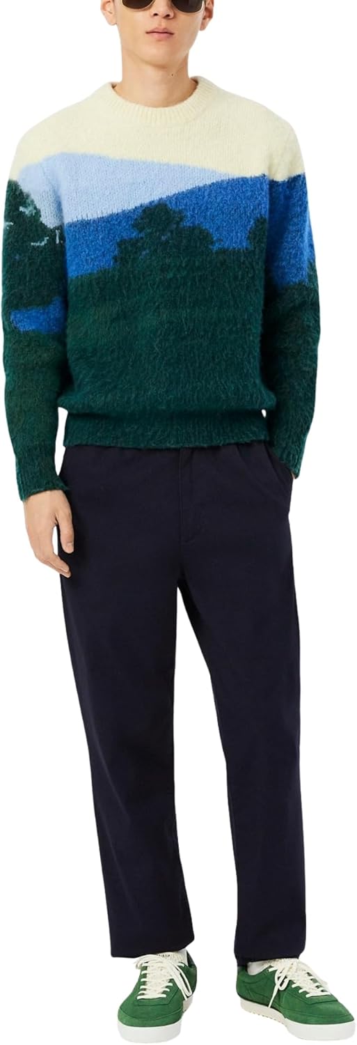 

Lacoste мужские классические чинос на резинке, Abysm Black