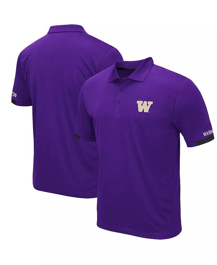 

Мужская фиолетовая рубашка-поло Santry с логотипом Washington Huskies Colosseum