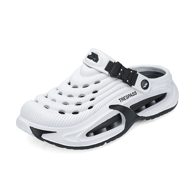 

TRESPASS Клоги мужские бело-черные, цвет White Black