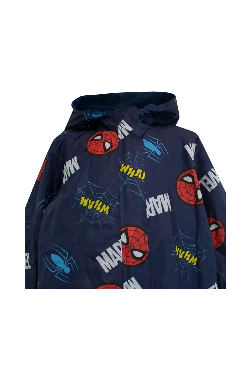 Дождевик с принтом Spiderman Marvel, синий — фото 3