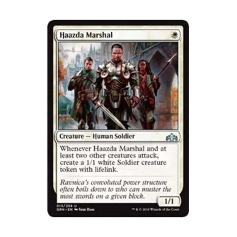 

CCG Хаазда Маршал (U), MTG - Guilds of Ravnica