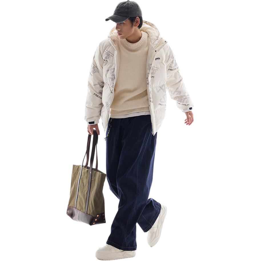 

ANTA Пуховик унисекс из коллекции Life, Ivory White