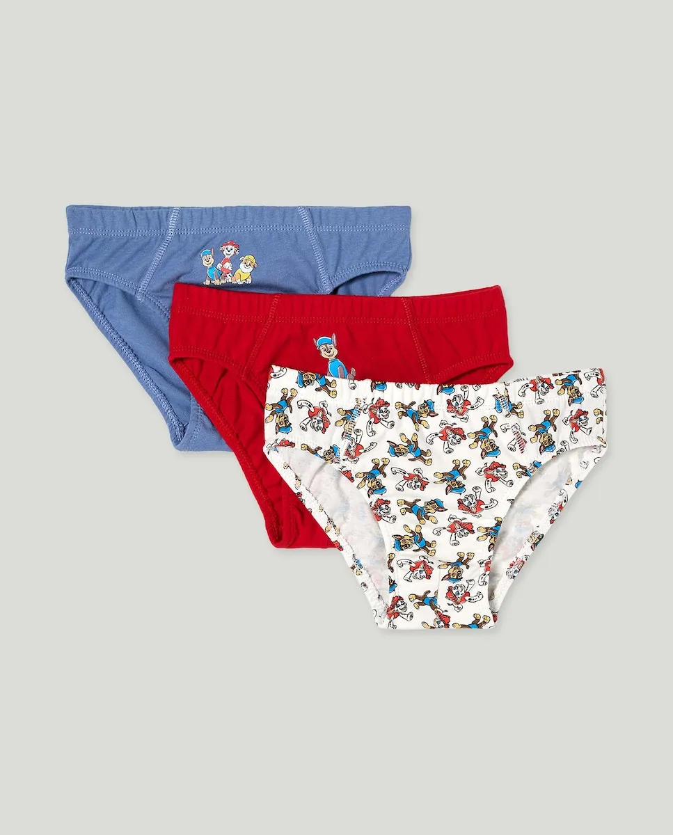 

Комплект из трех детских трусов Щенячий патруль Cotton Juice, мультиколор