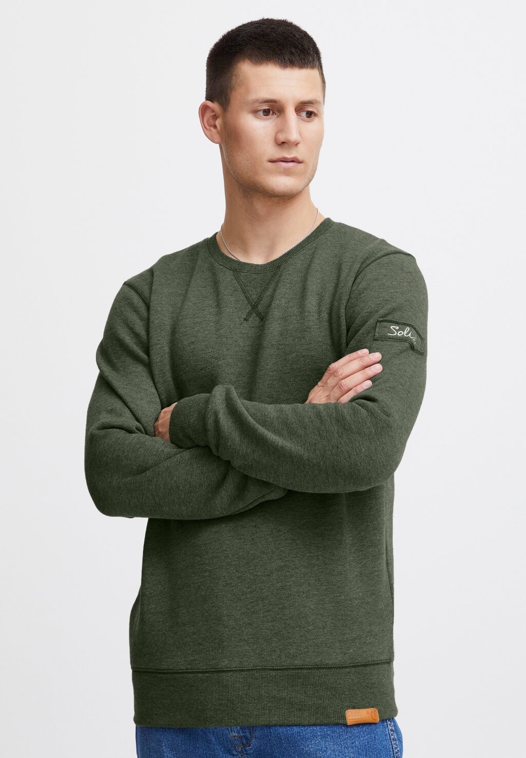 

Толстовка SDTRIP O-NECK Solid, цвет climb ivy