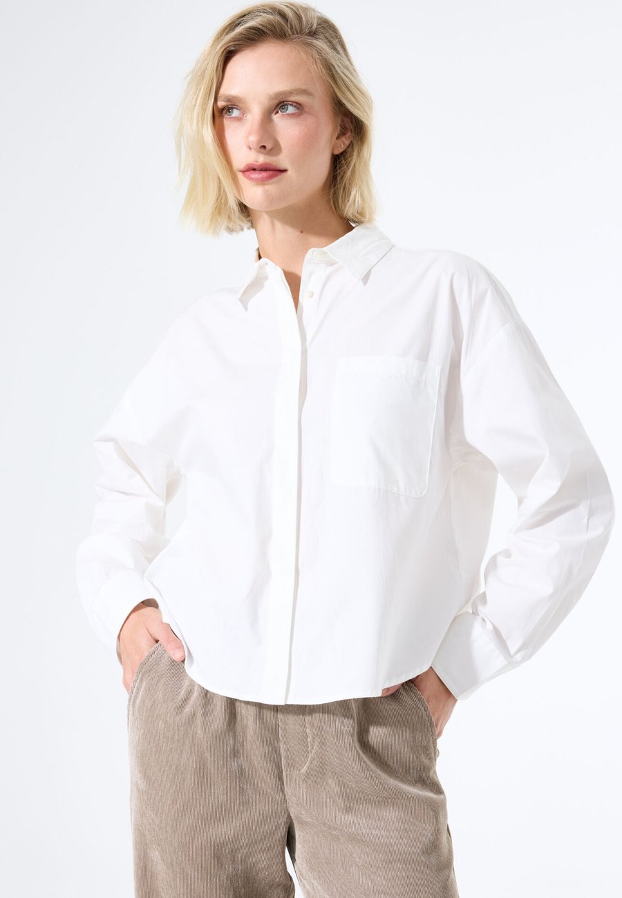 

Блуза Garcia Button-down blouse, Off White/White