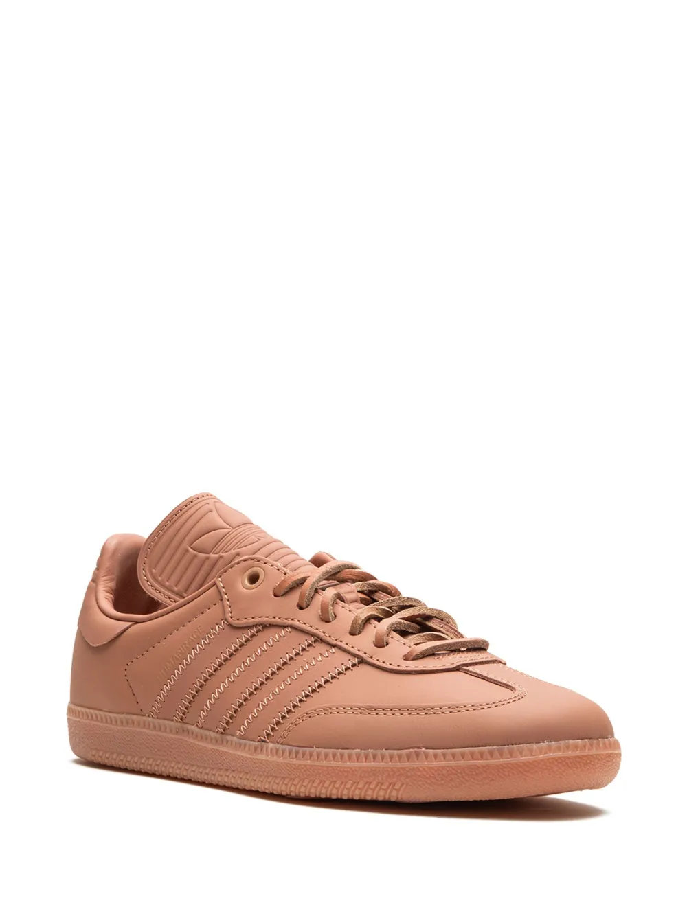 Кроссовки x Pharrell Humanrace Samba Terracotta adidas, розовый — фото 2