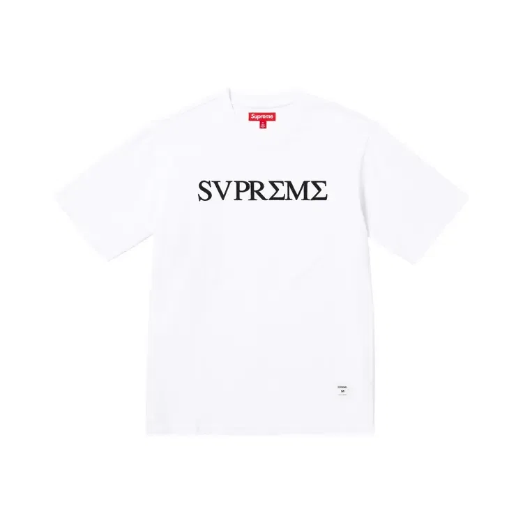 Футболка с коротким рукавом Supreme Greek, белый