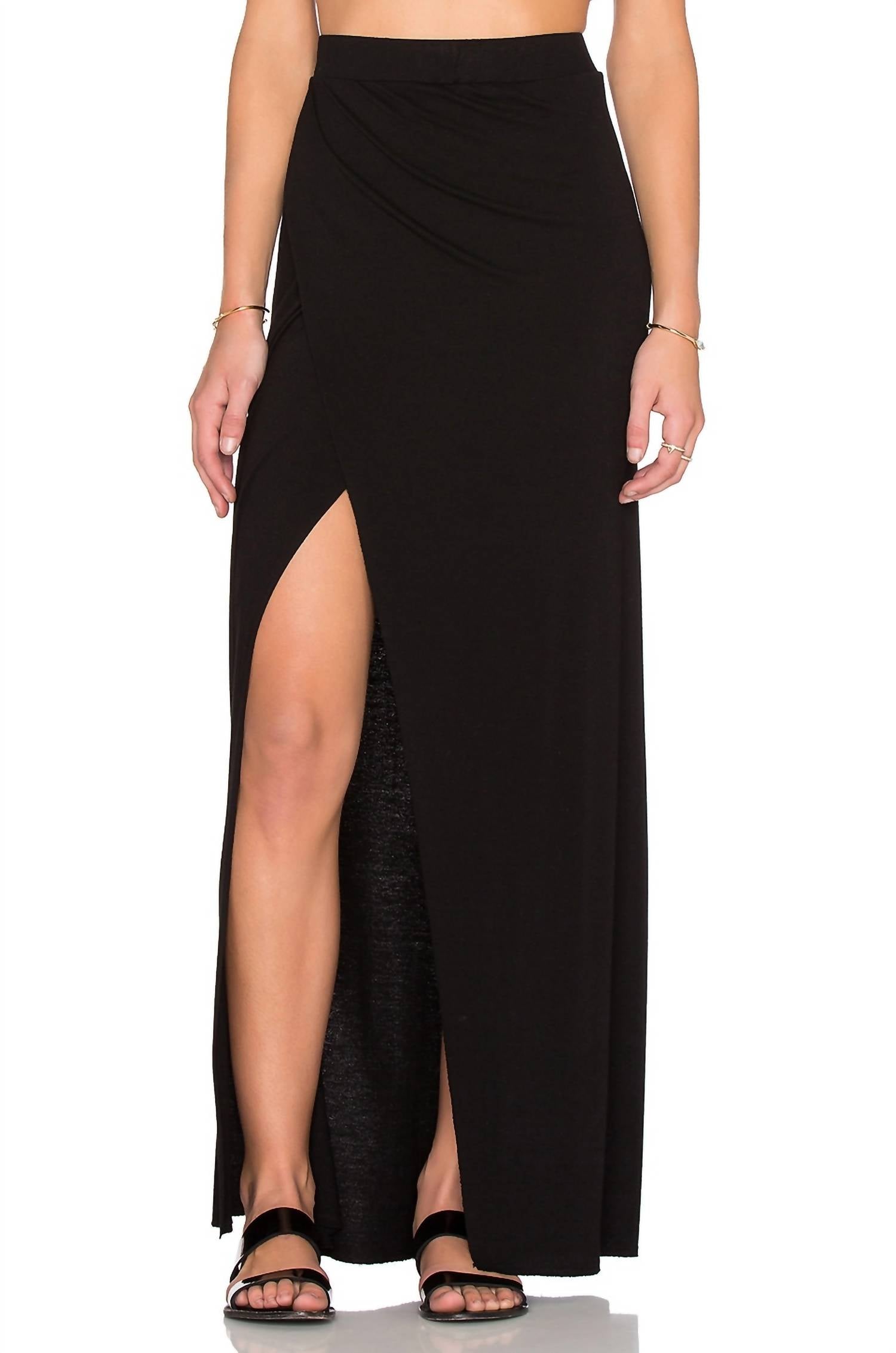 

Юбка Gill Rayon Crepe черного цвета LAmade