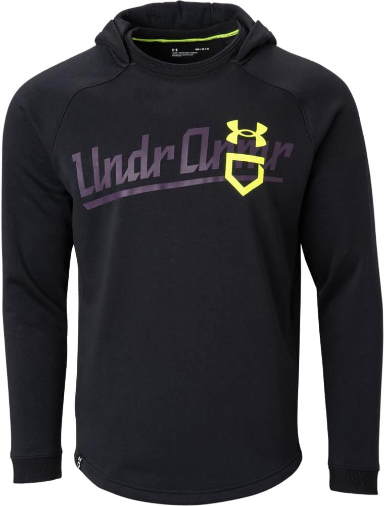 

Толстовка Under Armour мужская с принтом для бейсбола 21, Black (001)/High-Vis Yellow