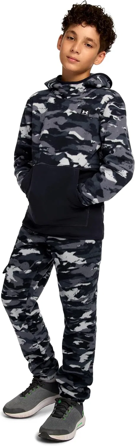 Детская толстовка на молнии Under Armour Outdoor Collection, Black Pb — фото 3