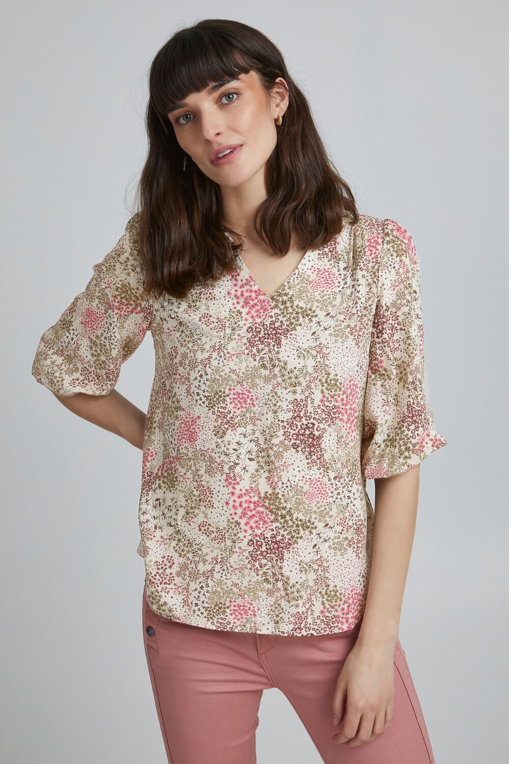 

Блуза Fransa Shirt, розовый