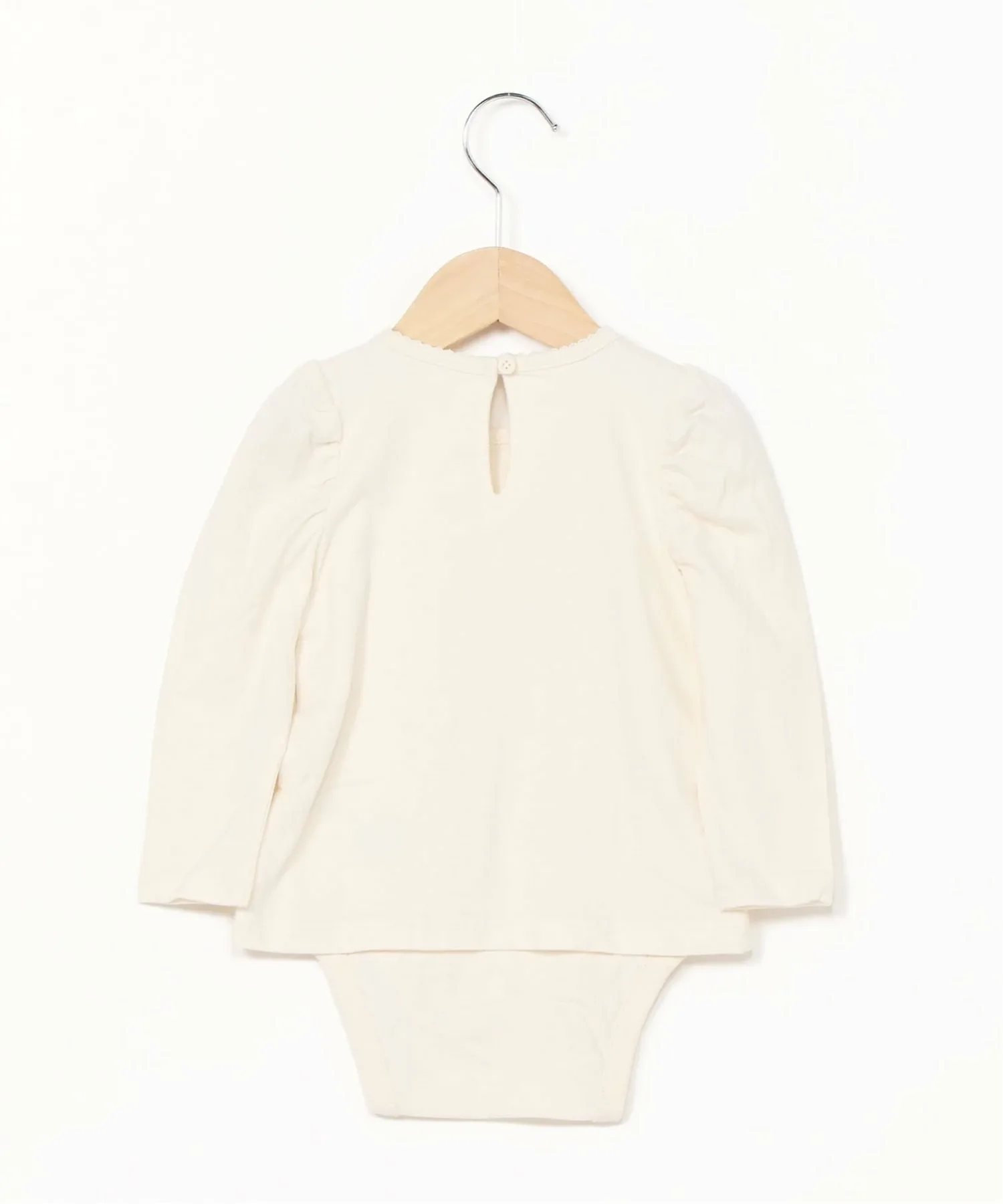 (К) Боди-рубашка (детское) GAP, IVORY_FROST_FLORAL — фото 4