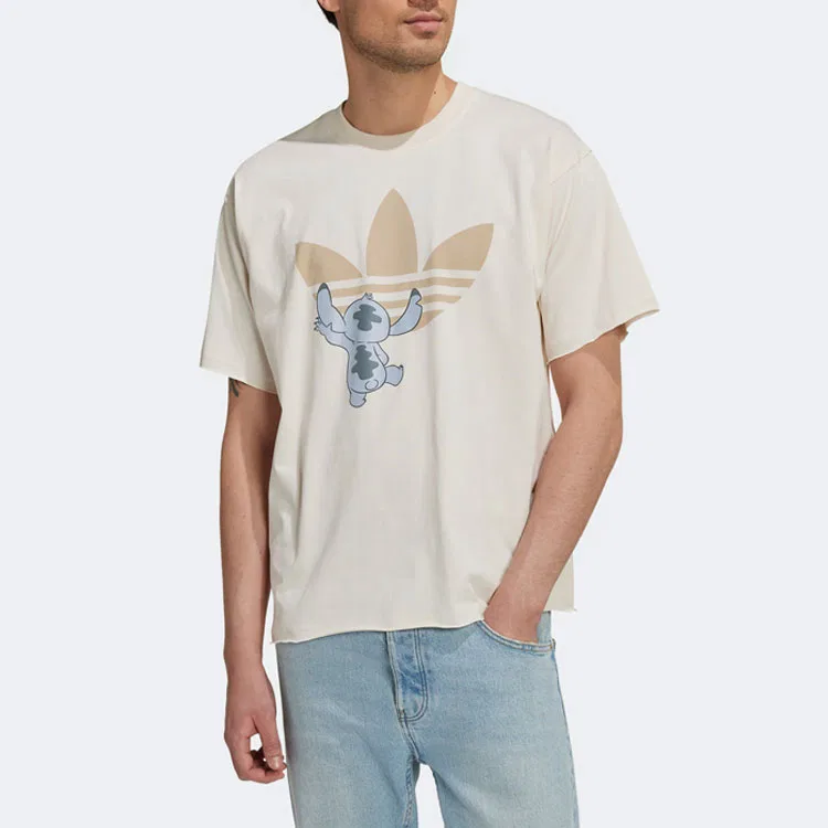 Футболка Adidas Originals Unisex Gray White — фото 4