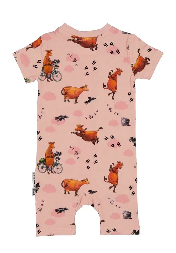 Комбинезон для сна Mamma mu summer sleep suit Geggamoja, розовое облако