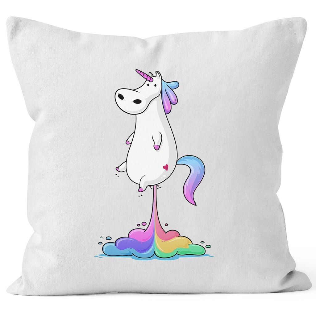 

Чехол на подушку Pups unicorn декоративная подушка 40х40 хлопок MoonWorks белый униразмер