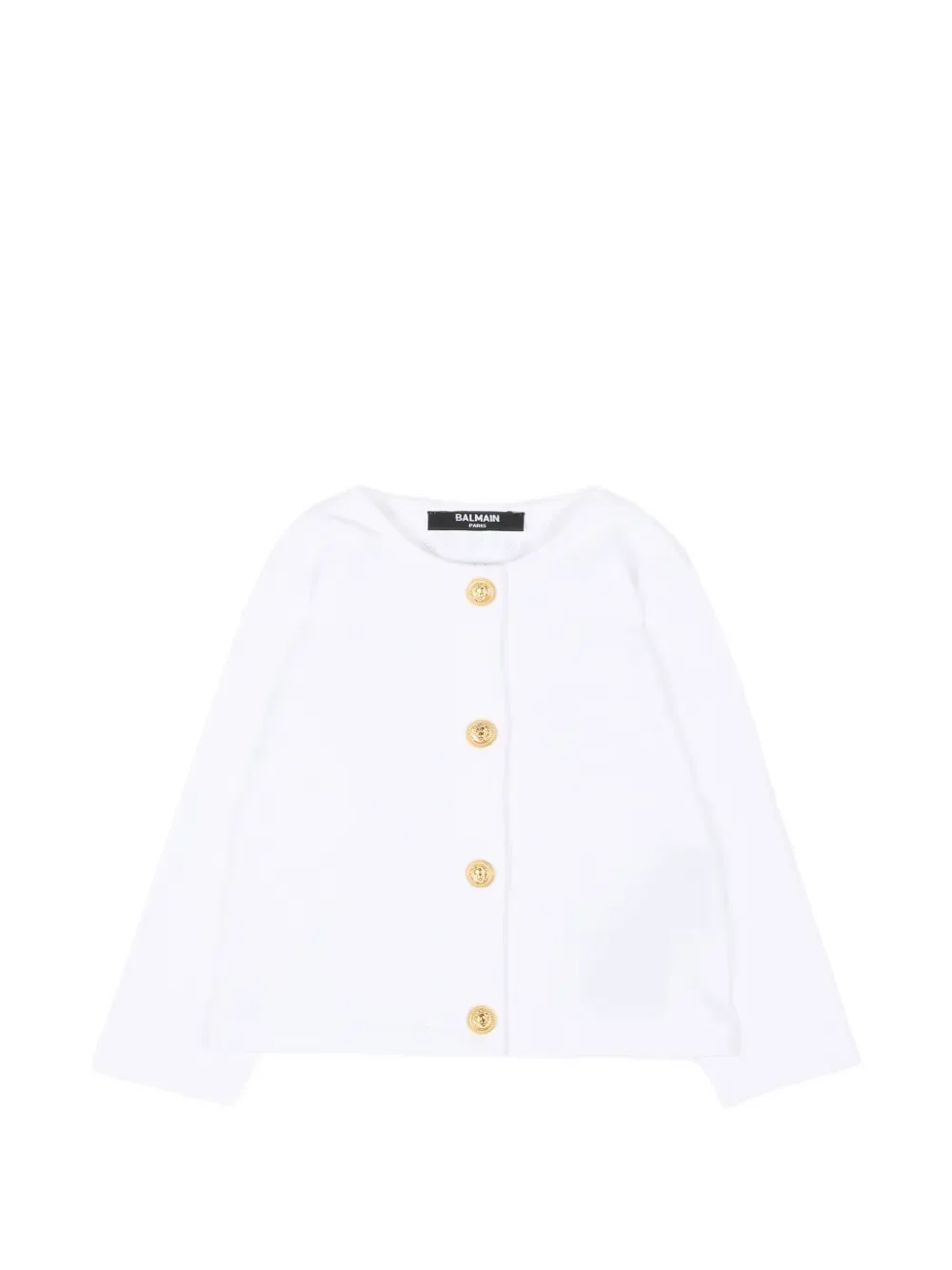 Куртка на пуговицах Balmain Kids, белый