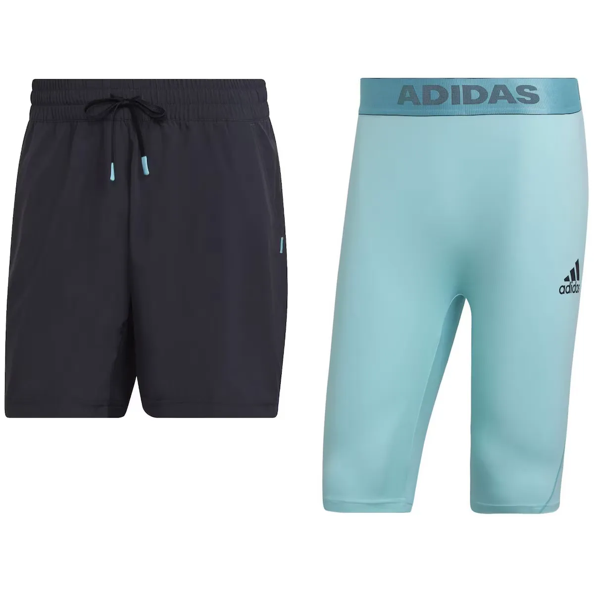 

Мужские теннисные шорты Adidas PARIS 2N1, антрацит/синий