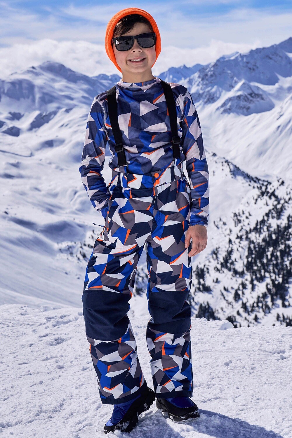 

Штаны лыжные с подтяжками Mountain Warehouse, синий