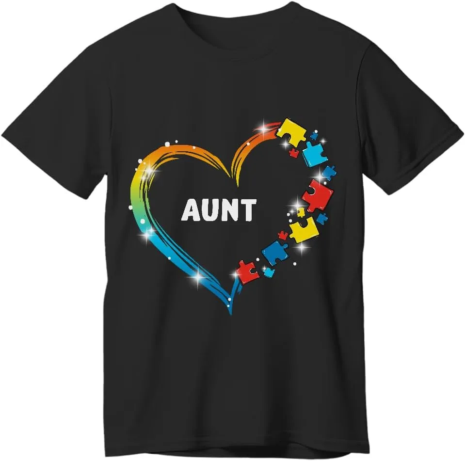 Футболка Team Logan Heart Colorful Autism