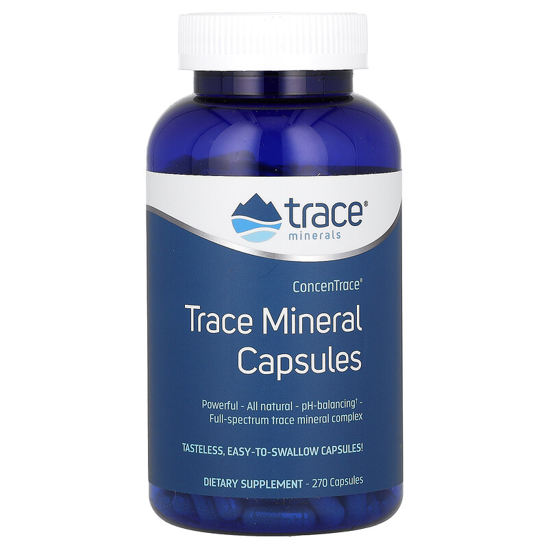 

Trace, ConcenTrace, капсулы с микроэлементами, 270 капсул
