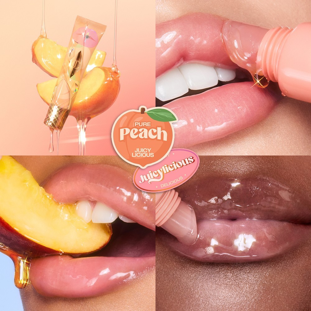 Бальзам для губ Charlotte Tilbury — Масло для губ unreal lips healthy glow nectar , pure peach, объем, 14 мл — фото 3