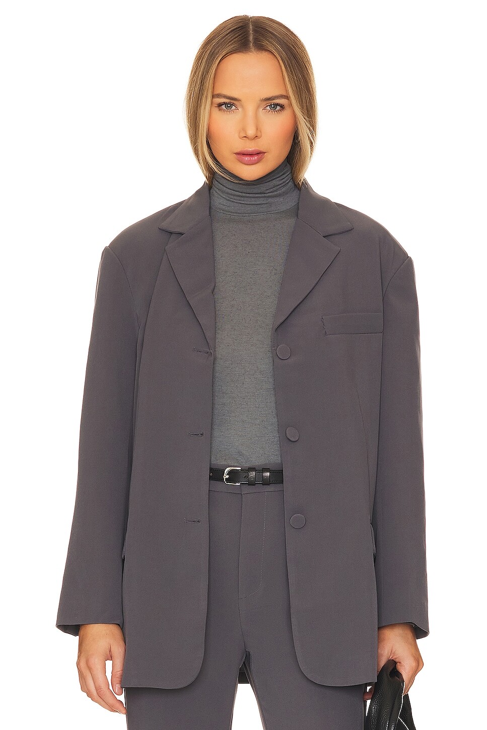 

Блейзер Bardot Akia Oversized, цвет Charcoal