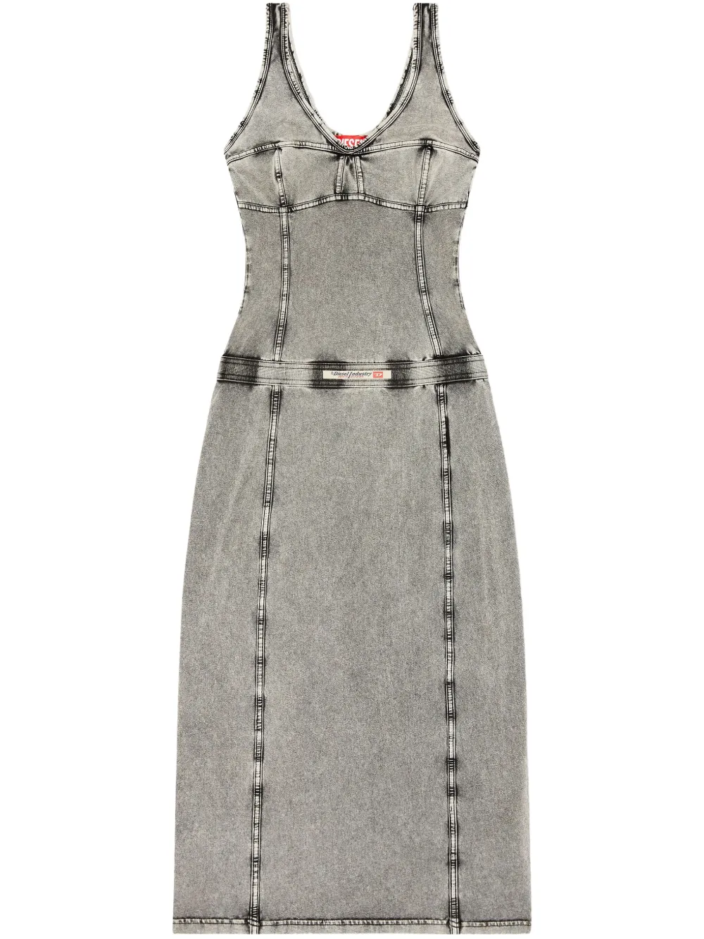 

Джинсовое платье D-Inny DIESEL, серый