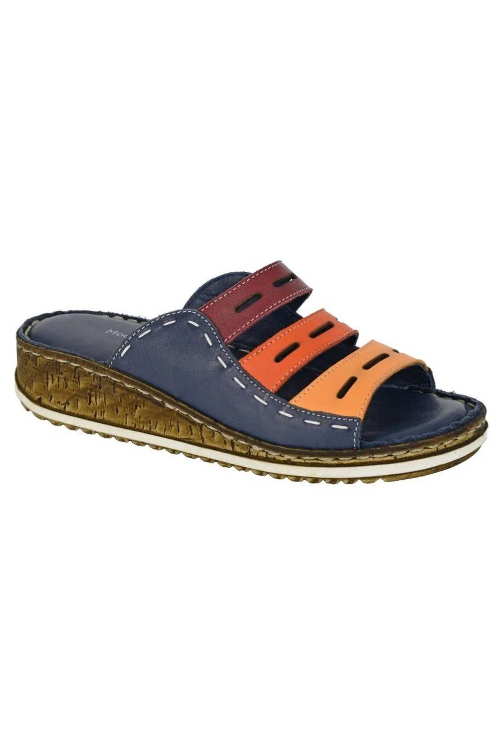 Кожаные мюли Mod Comfys, синий
