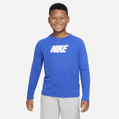 

Топ Nike Dri-FIT Multi+, цвет Game Royal/White