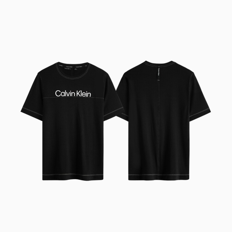 

Футболка мужская Calvin Klein Sports с буквенным принтом, черный