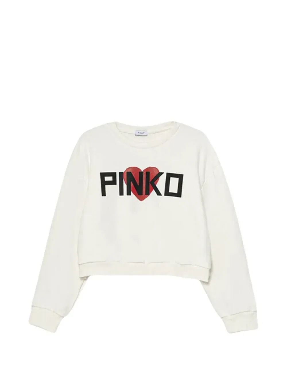 Толстовка с графическим принтом в виде сердца Pinko Kids, белый