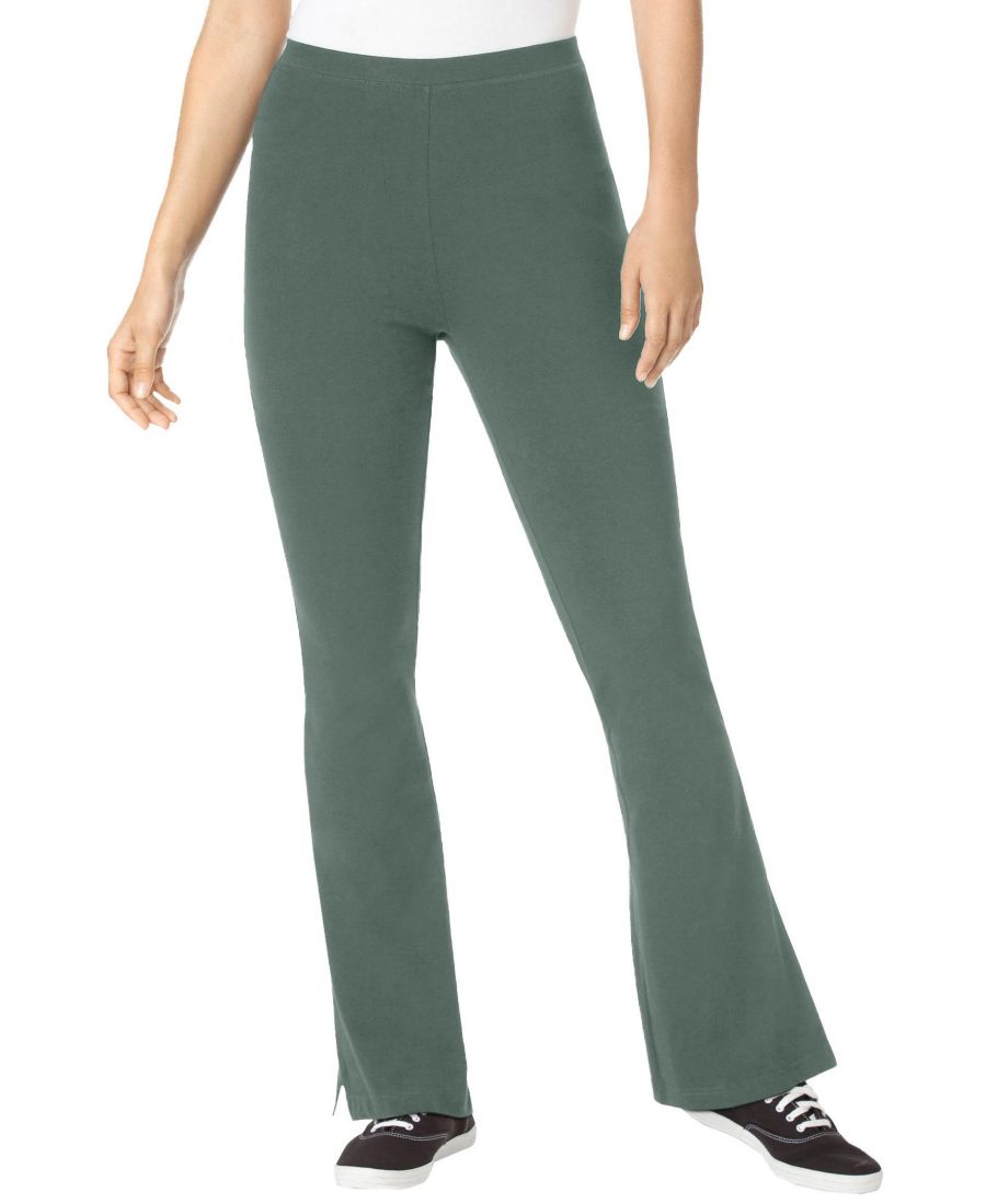 

Женские леггинсы Within из эластичного хлопкового трикотажа, расклешенные книзу Woman Within, Pine