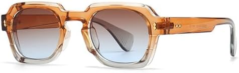 

Популярные модные солнцезащитные очки 2026 года для женщин: винтажный панк, градиентные, мужские солнцезащитные очки с заклепками, оранжевый, чайный синий, один размер MTZJH, One Color