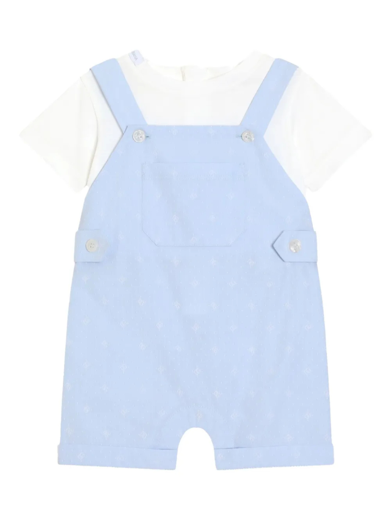 

Детские хлопковые шорты Dolce & Gabbana Dolce & Gabbana Kids, синий