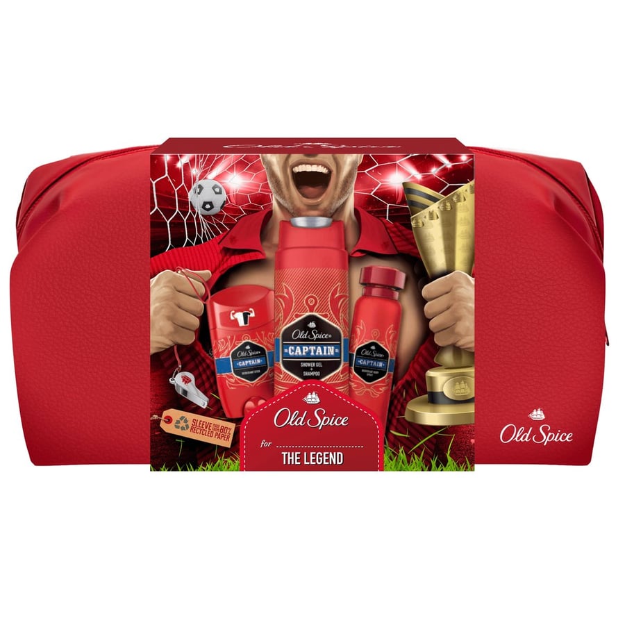 Подарочный набор Old Spice Captain для мужчин, гель 675 мл плюс гель 250 мл — фото 4