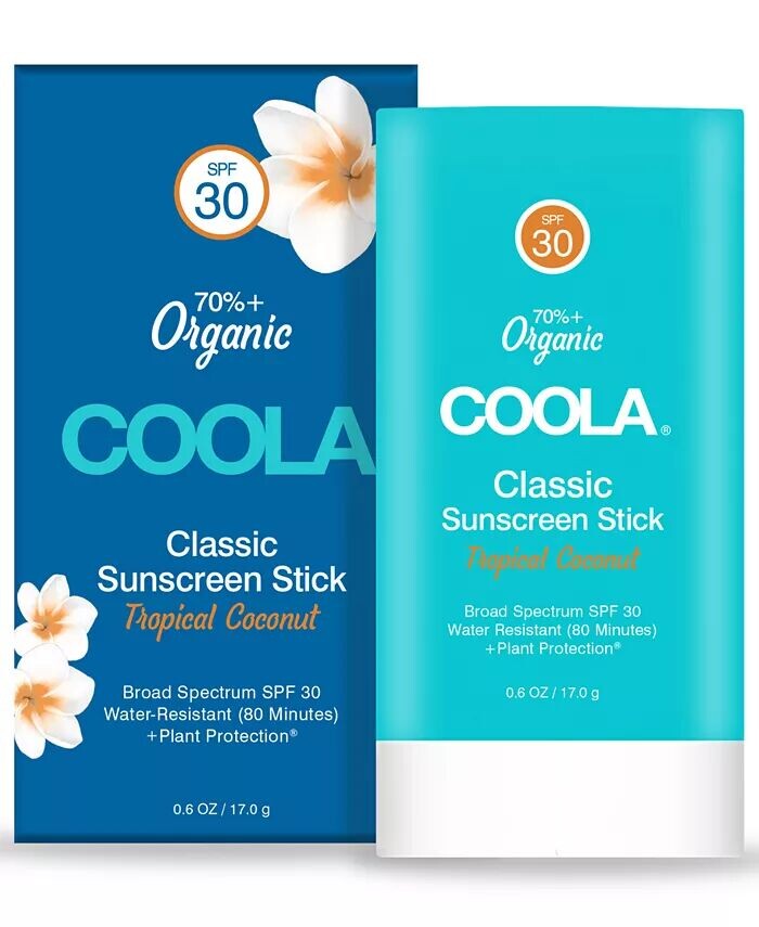 

Классический солнцезащитный стик SPF 30 — тропический кокос, 0,6 унции Coola