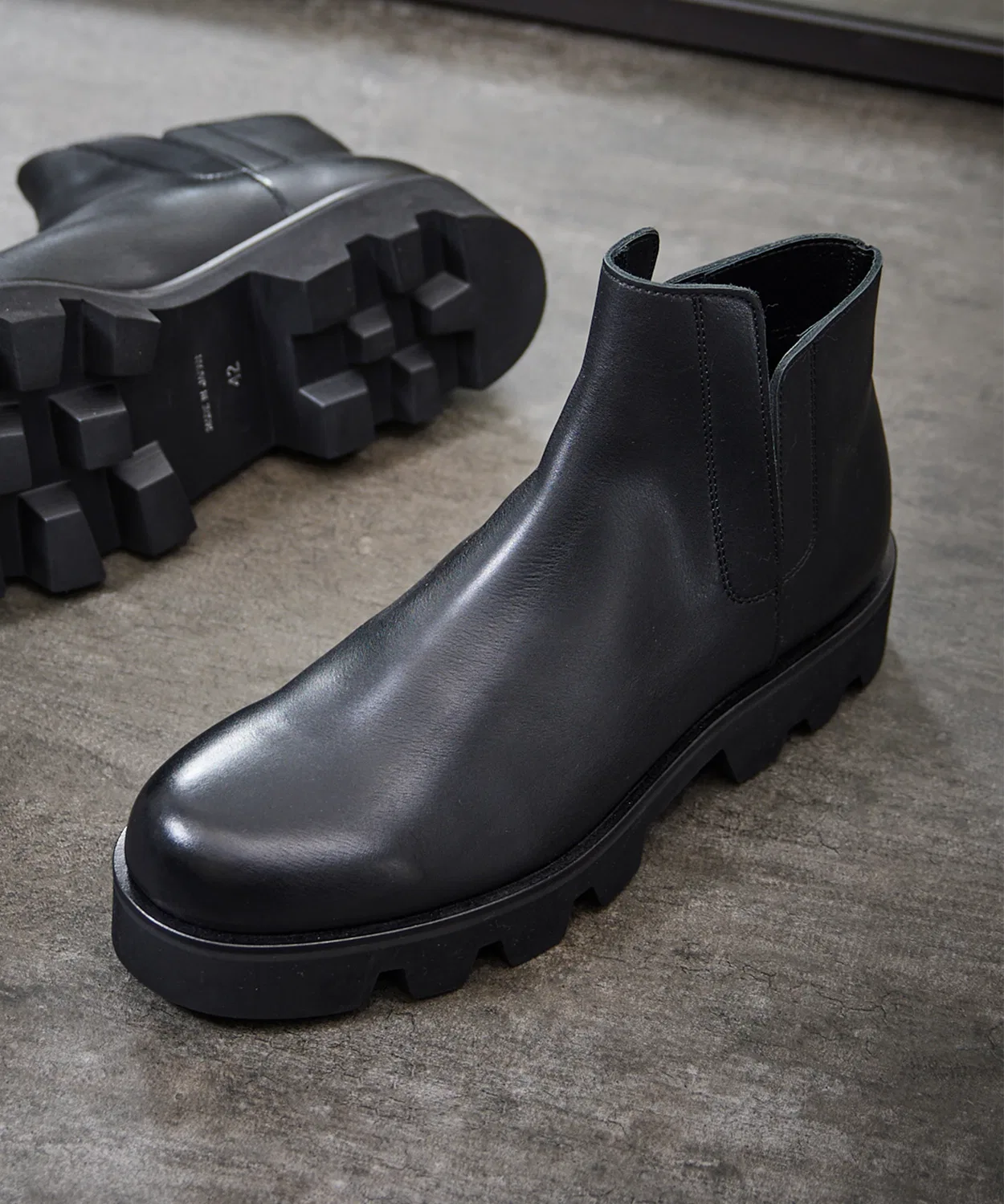 Ботинки PADRONE INNERGORE BOOTS с массивной подошвой, чёрные