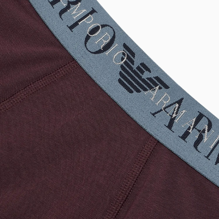 EMPORIO ARMANI Трусы мужские 1 упаковка темный красновато-фиолетовый — фото 3