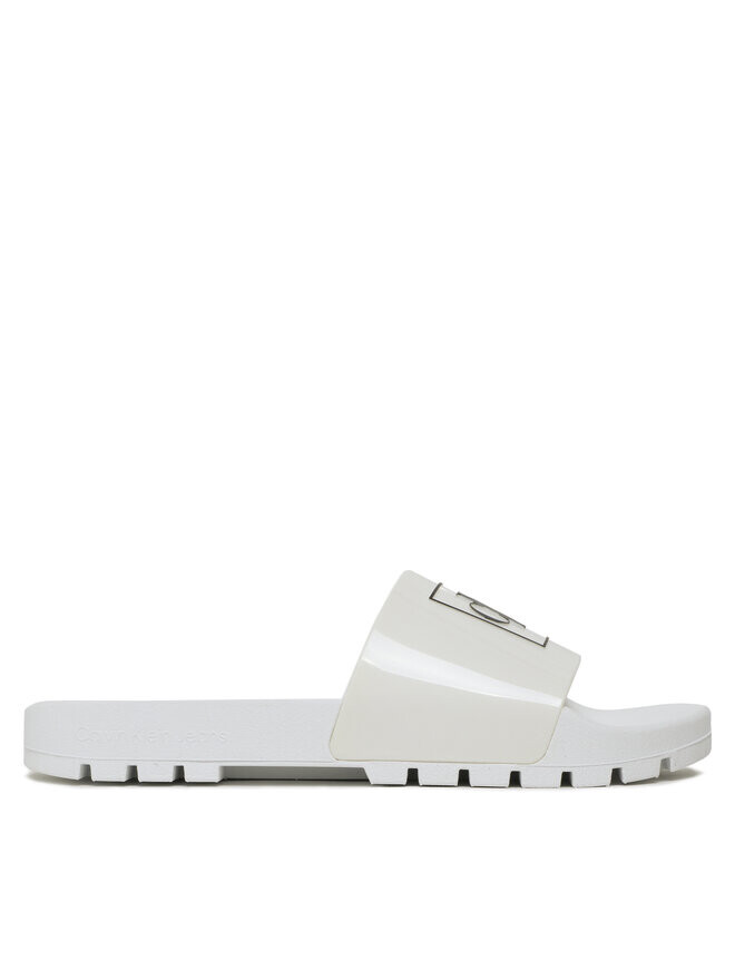 

Шлепки Calvin Klein Jeans Truck Slide Monogram Rubber M, белый